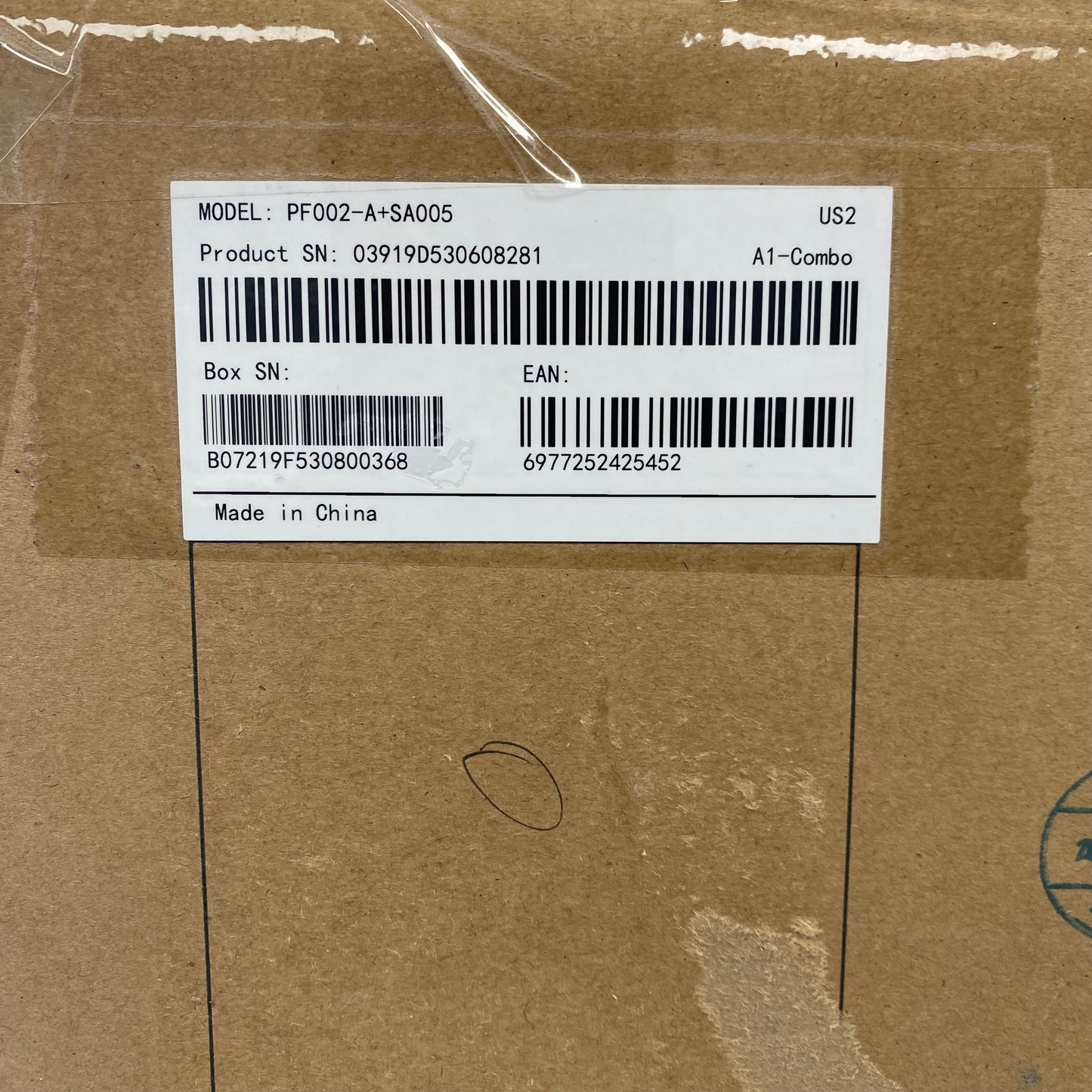 Bambu A1 Combo 3D Printer PF002-A+SA005