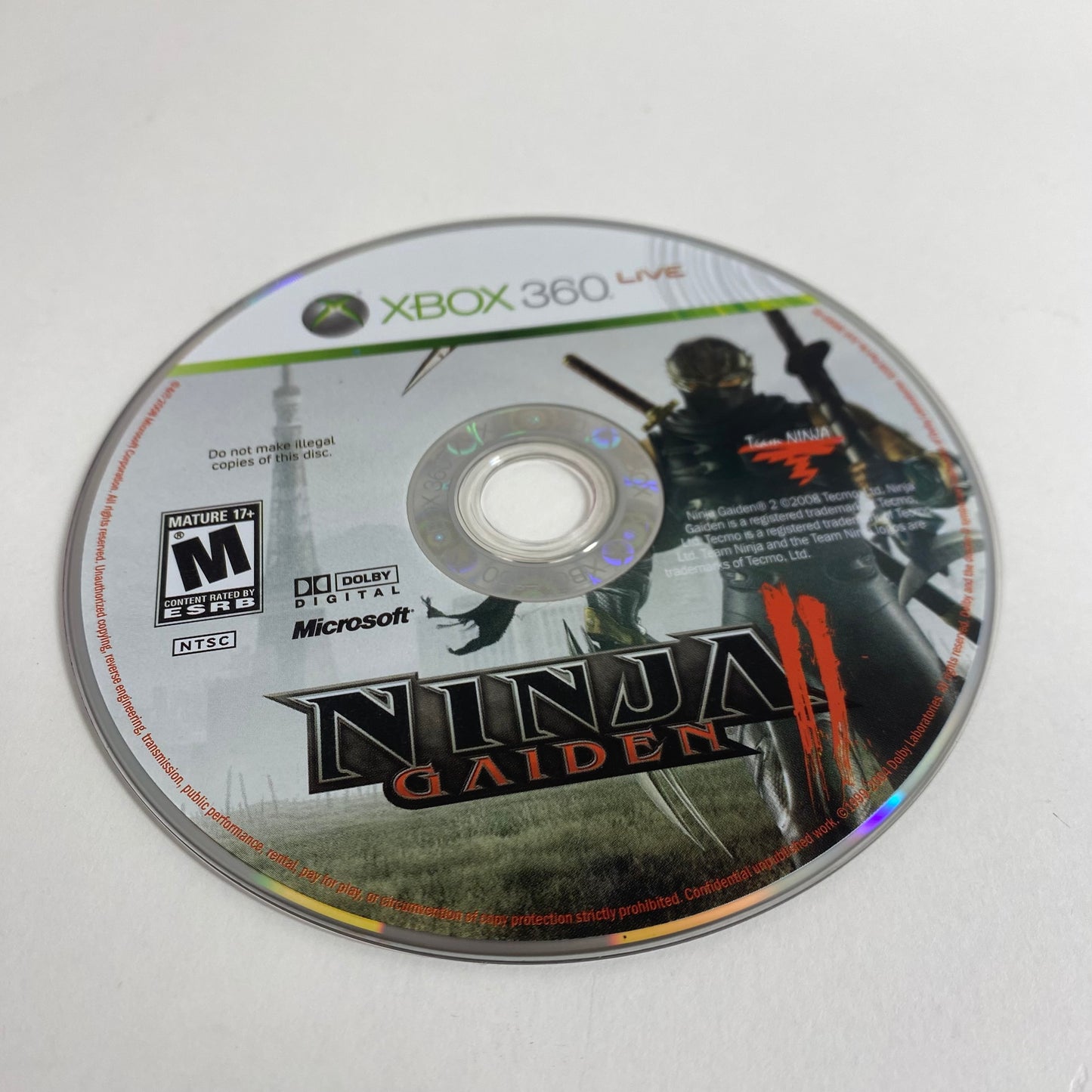 Ninja Gaiden II (Microsoft Xbox 360, 2008)