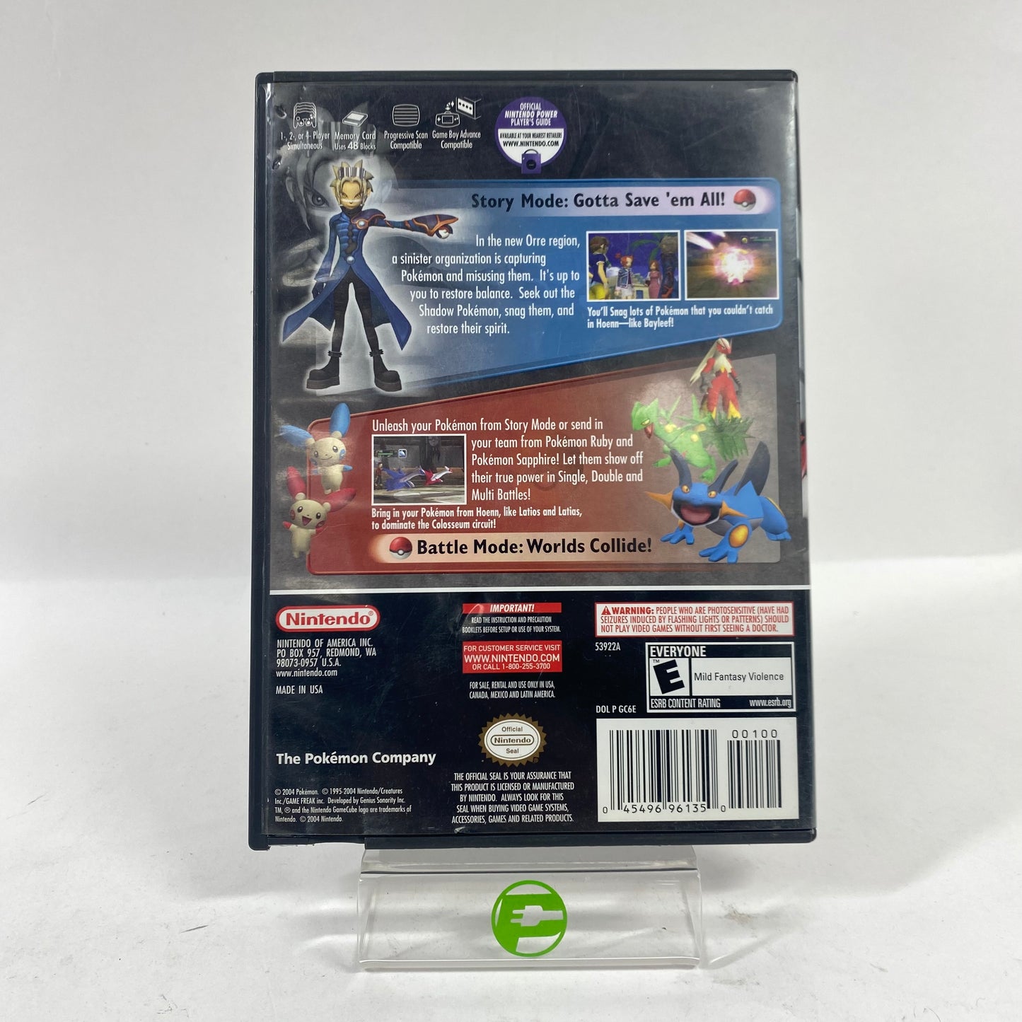Pokemon Colosseum (Nintendo GameCube, 2004)