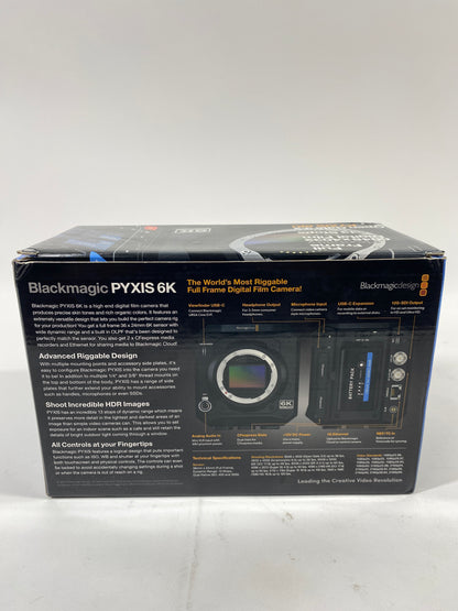 BlackMagic pyxis6k Full Frame Digital Camera