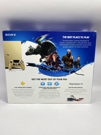 New Sony PlayStation 4 Slim PS4 1TB Gold Console Gaming System CUH-2015B
