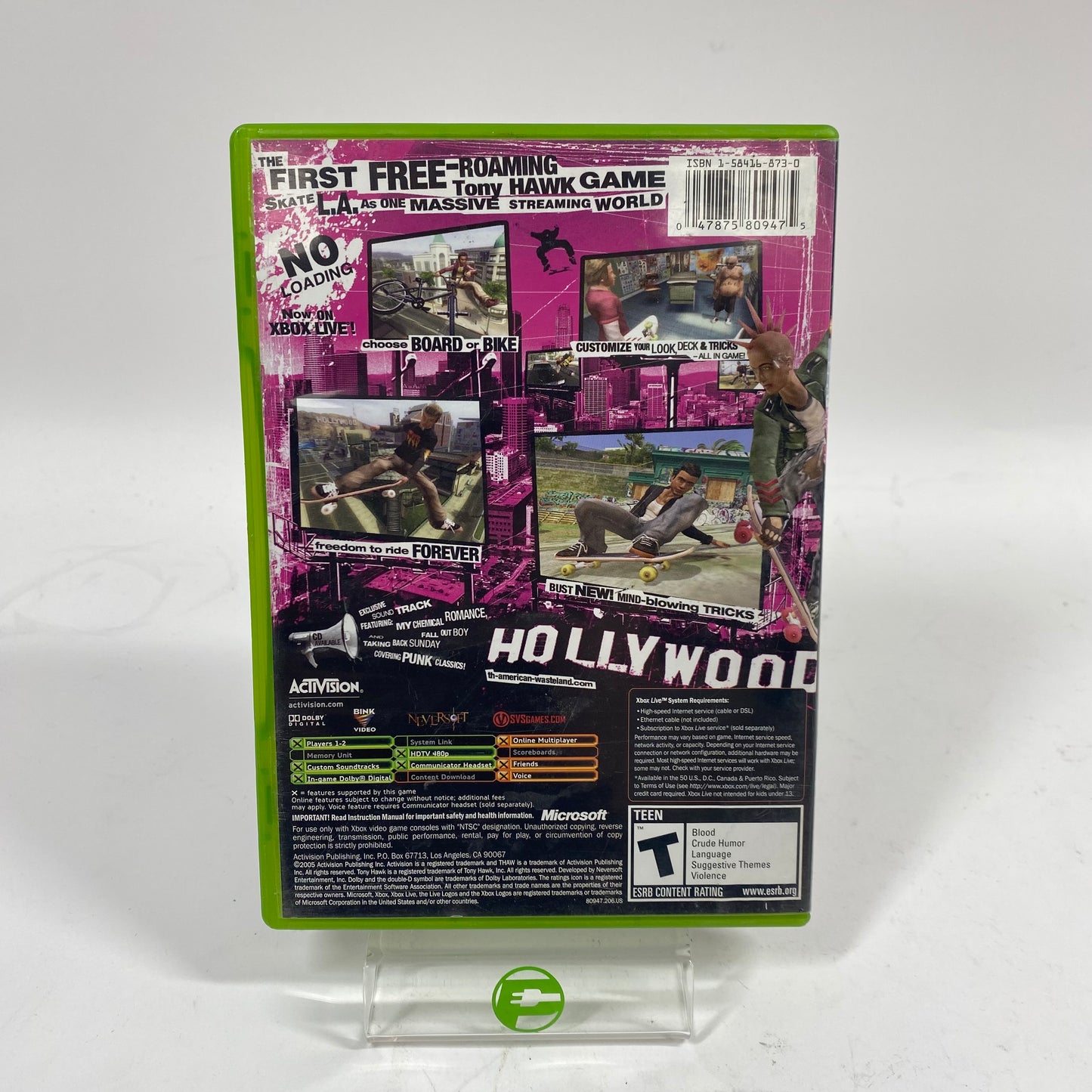 Tony Hawk American Wasteland [Platinum Hits] (Microsoft Xbox, 2005)