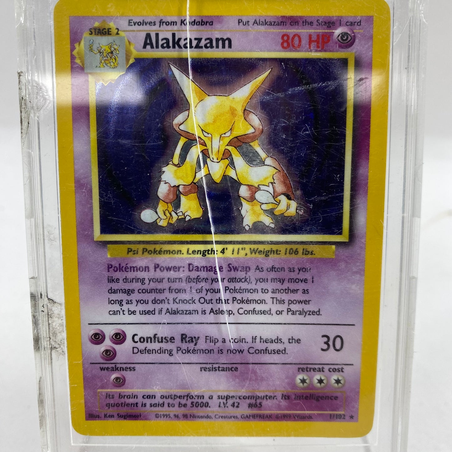 Pokémon TCG Base Set Alakazam 1/102 English