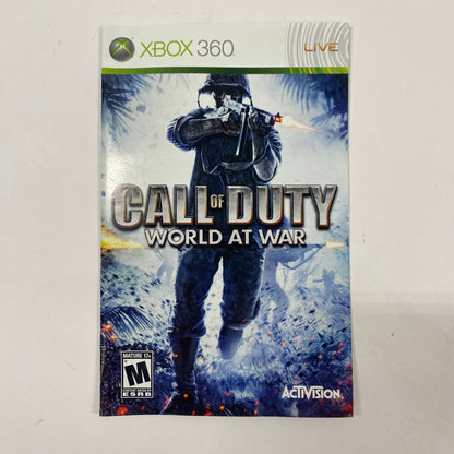 Call of Duty World at War (Microsoft Xbox 360, 2008)