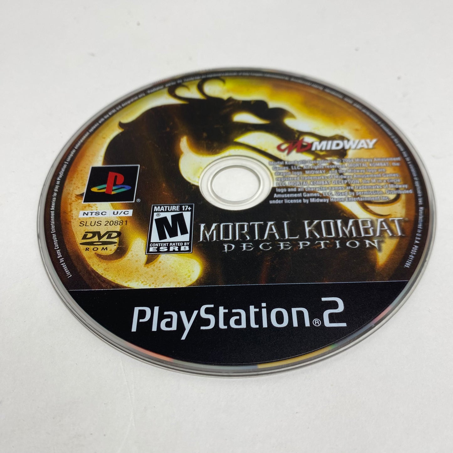 Mortal Kombat Deception (Sony PlayStation 2 PS2, 2004)