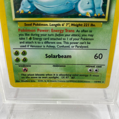 Pokémon TCG Base Set Venusaur 15/102 English