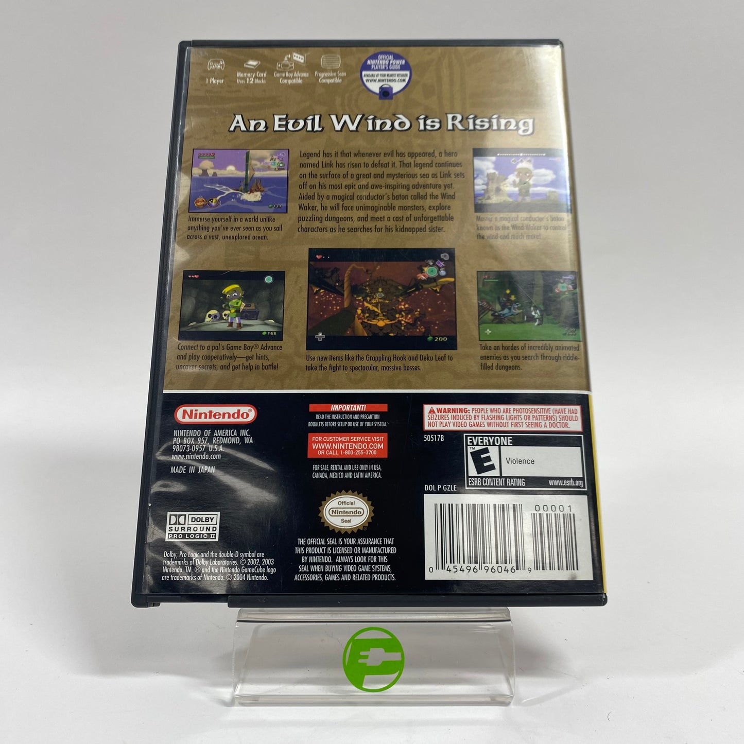 Zelda Wind Waker [Player's Choice] (Nintendo GameCube, 2003)