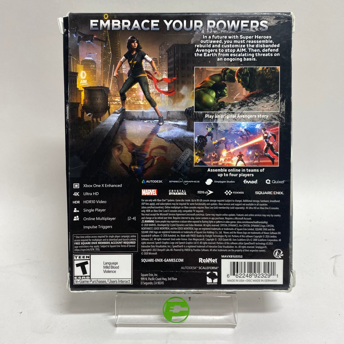 Marvel Avengers [Deluxe Edition] (Microsoft Xbox One, 2020)