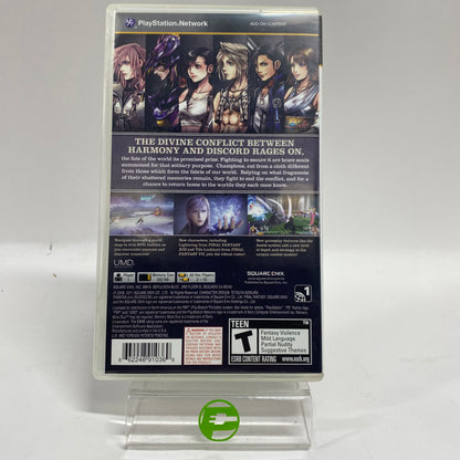 Dissidia 012: Duodecim Final Fantasy (Sony PlayStation Portable PSP, 2011)