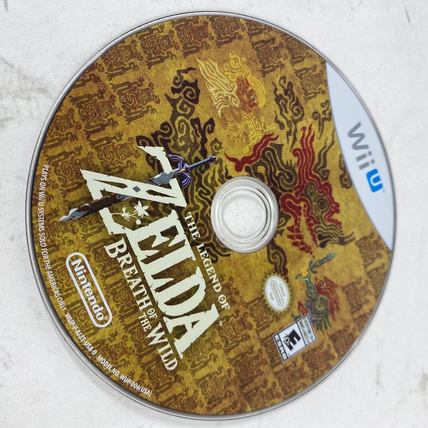 Zelda Breath of the Wild (Nintendo Wii U, 2017)