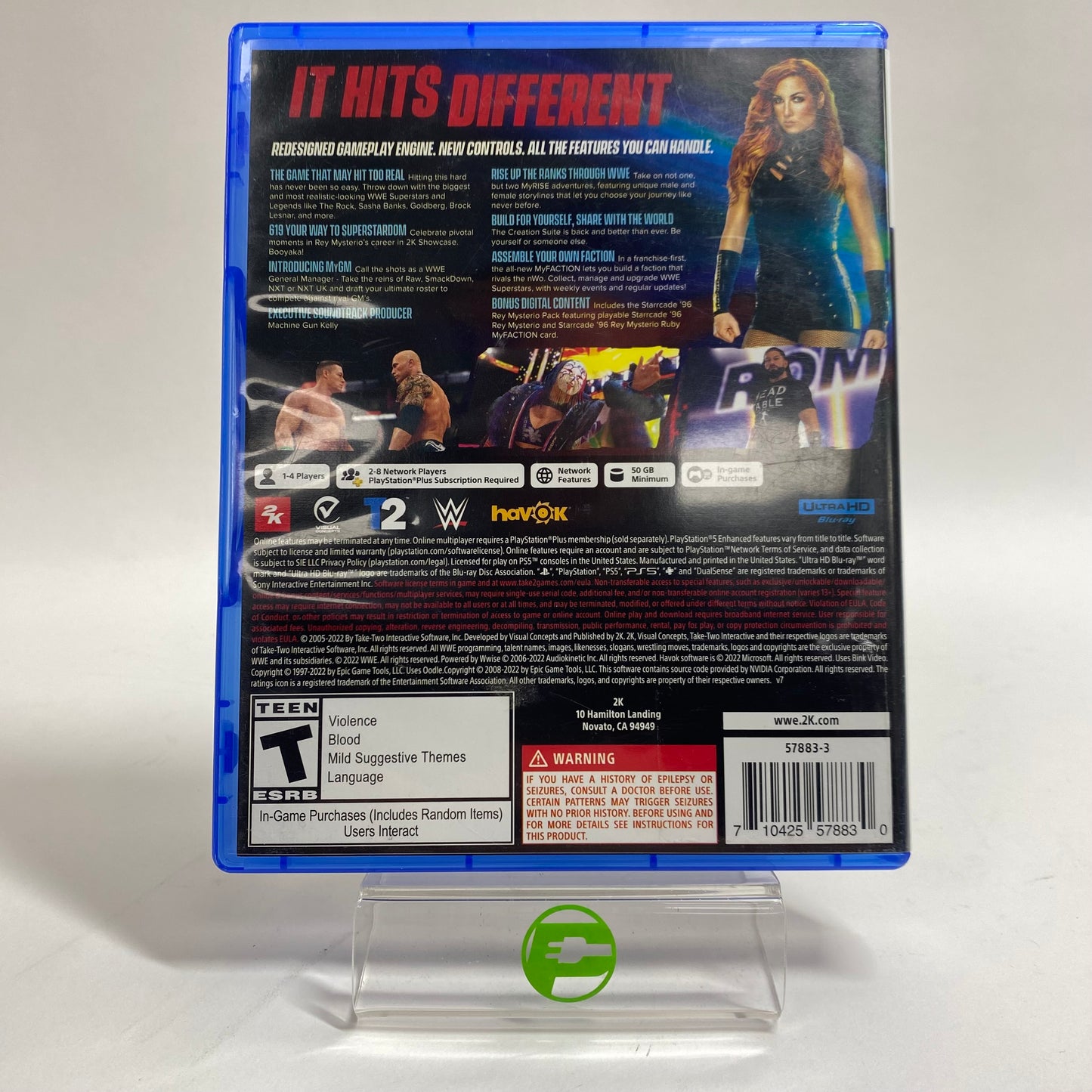 WWE 2K22 (Sony PlayStation 5 PS5, 2022)