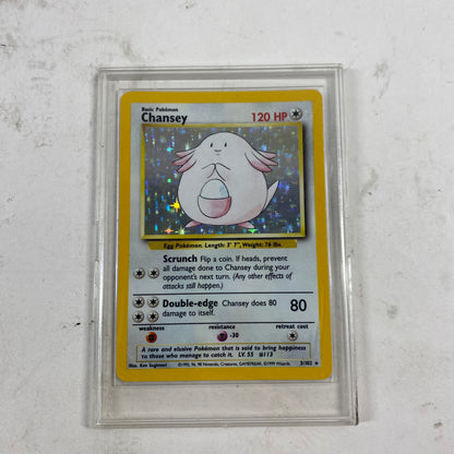 Pokémon TCG Base Set Chansey 3 English
