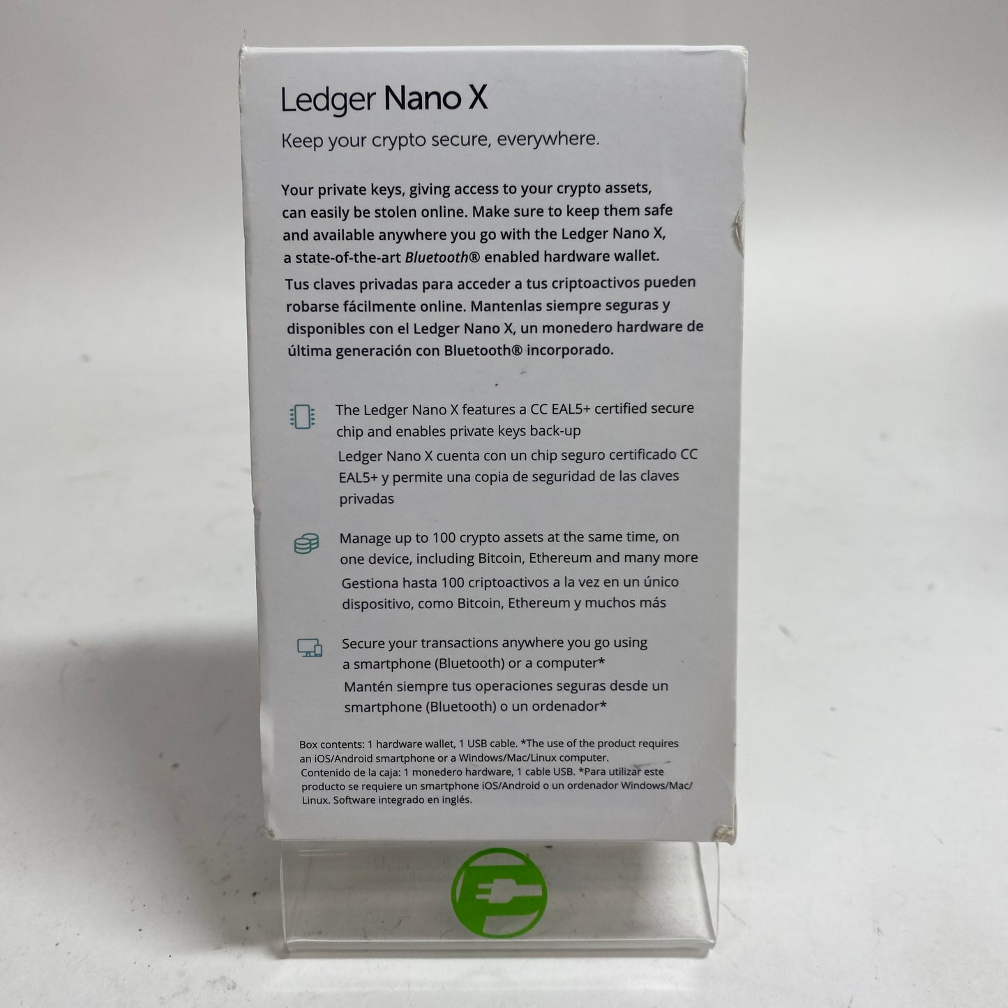 New Ledger Nano X Crypto Wallet