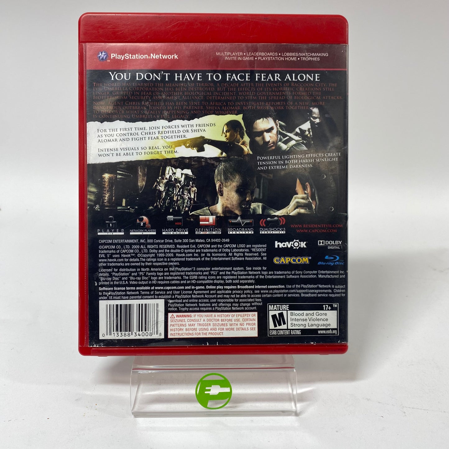 Resident Evil 5 (Sony PlayStation 3 PS3, 2009)