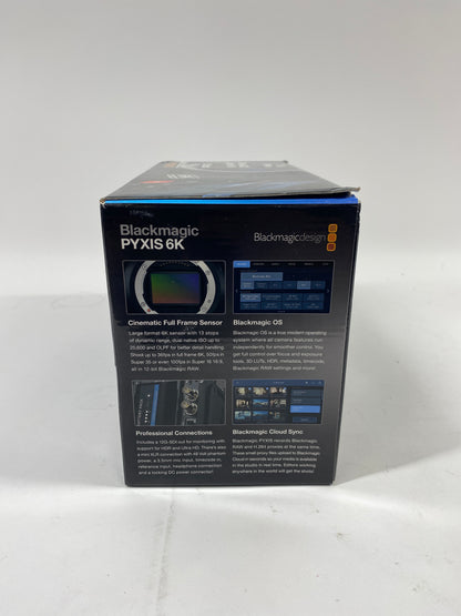 BlackMagic pyxis6k Full Frame Digital Camera