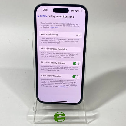 Unlocked Apple iPhone 14 Pro 256GB 18.3.1 SPACE BLACK MQ0N3LL/A