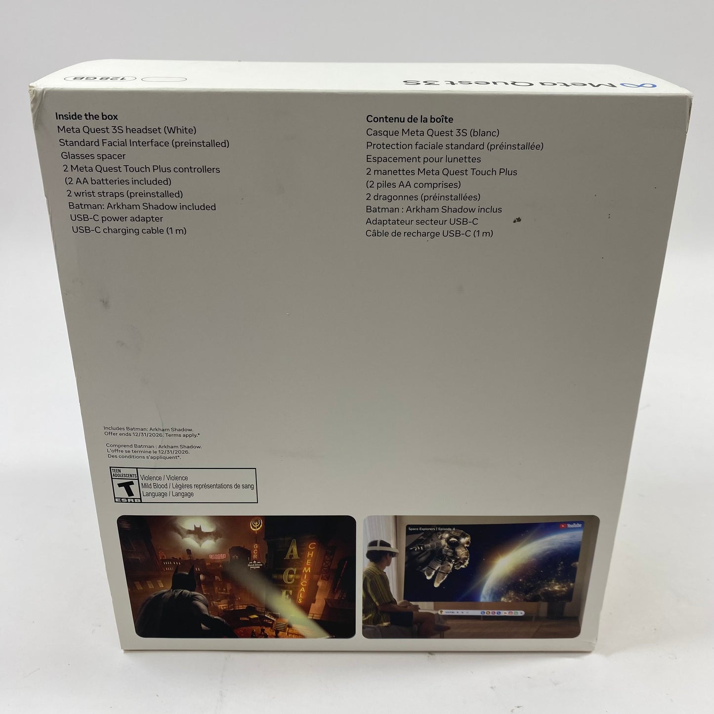Meta Quest 3S 128GB Standalone All-in-One VR Headset mc-1204060-03