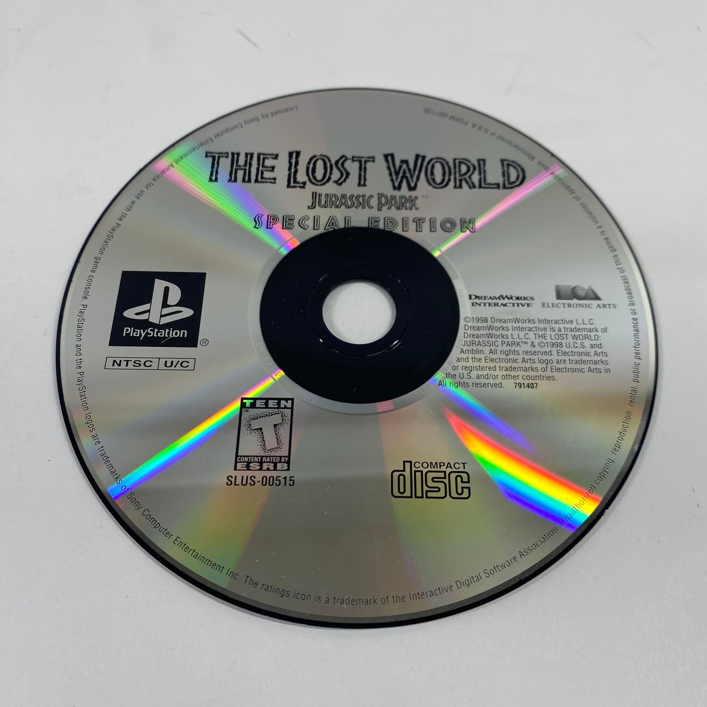 Lost World: Jurassic Park [Special Edition] (Sony PlayStation 1 PS1, 1997)