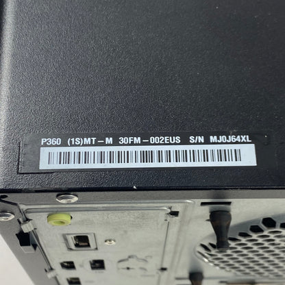 Lenovo Thinkstation P360 P360 32GB RAM 500GB HDD Nvidia Quadro P620