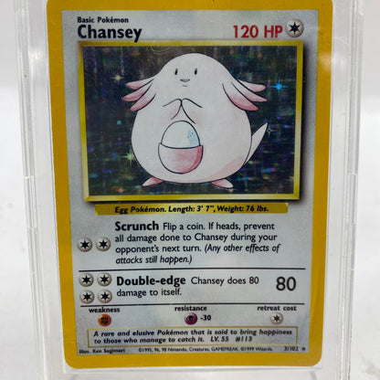 Pokémon TCG Base Set Chansey 3 English