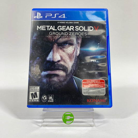 Metal Gear Solid V: Ground Zeroes (Sony PlayStation 4 PS4, 2014)