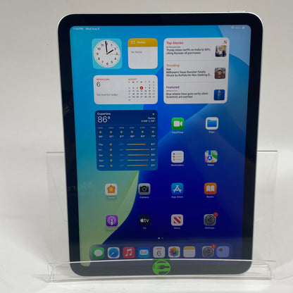 WiFi Only Apple iPad 10th Gen 64GB 18.3.2 SILVER MPQ03LL/A