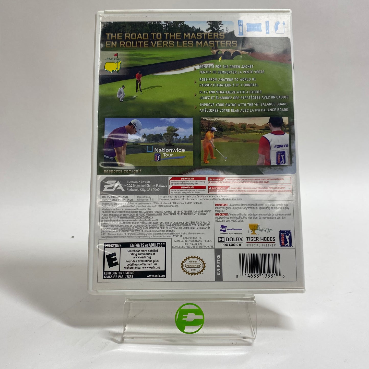 Tiger Woods PGA Tour 12: The Masters (Nintendo Wii, 2011)