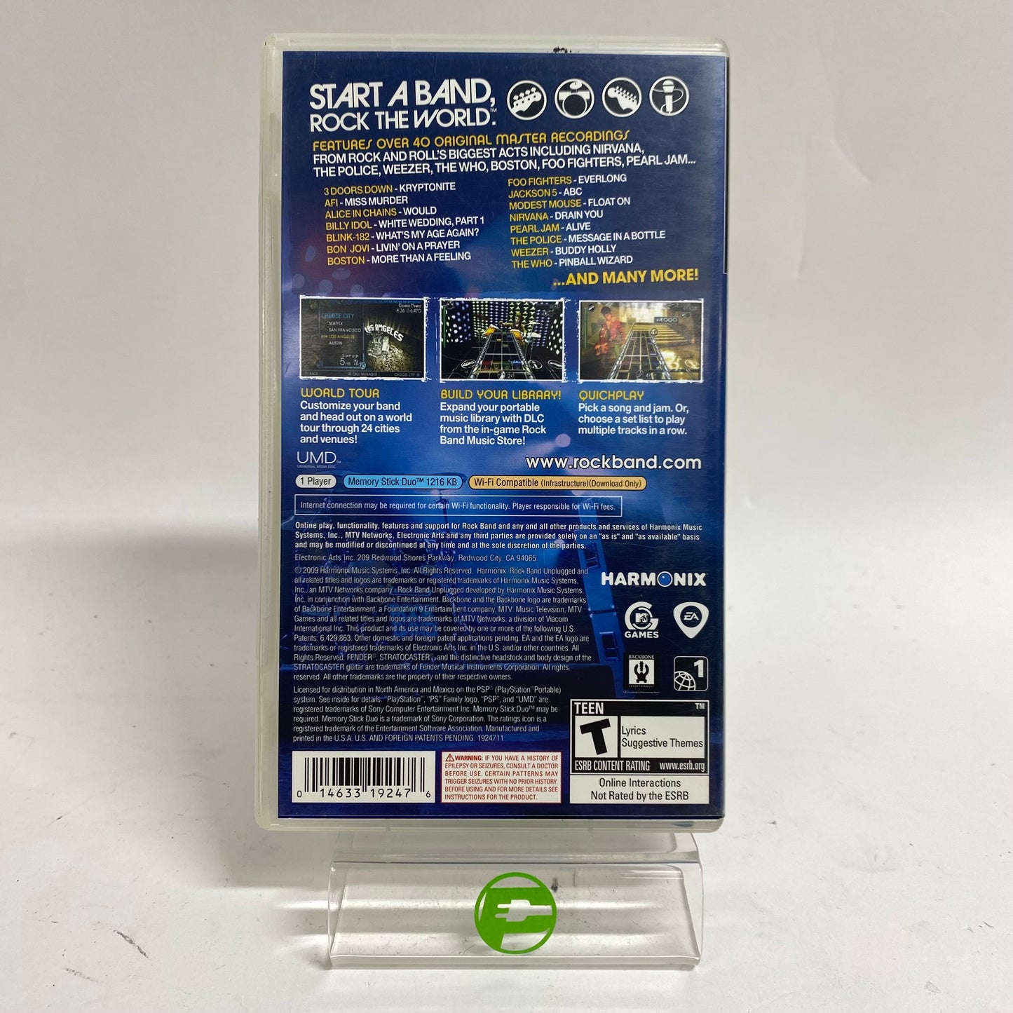 Rock Band Unplugged (Sony PlayStation Portable PSP, 2009)