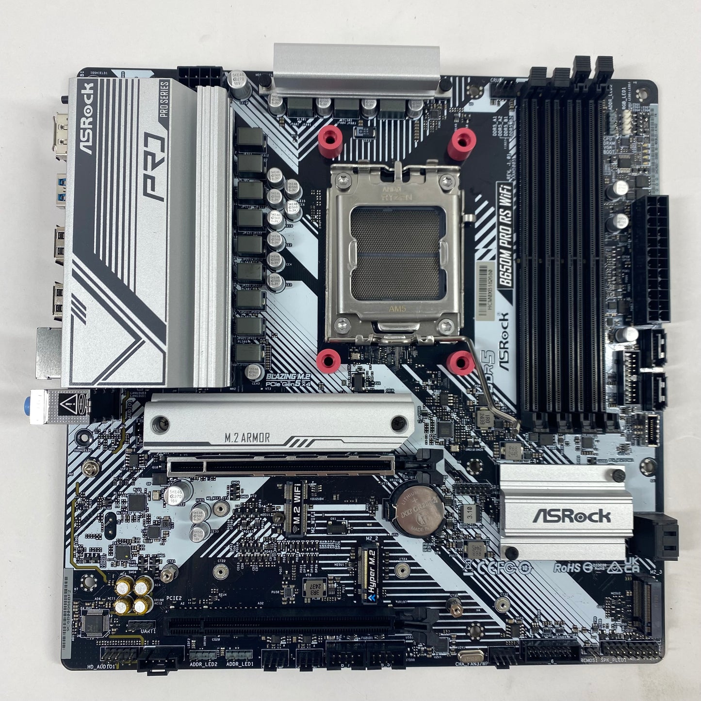 ASRock B650 PRO RS Wifi AM5 microATX