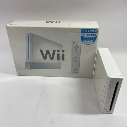 Nintendo Wii Video Game Console RVL-001 White