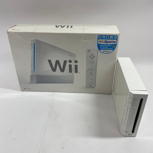 Nintendo Wii Video Game Console RVL-001 White