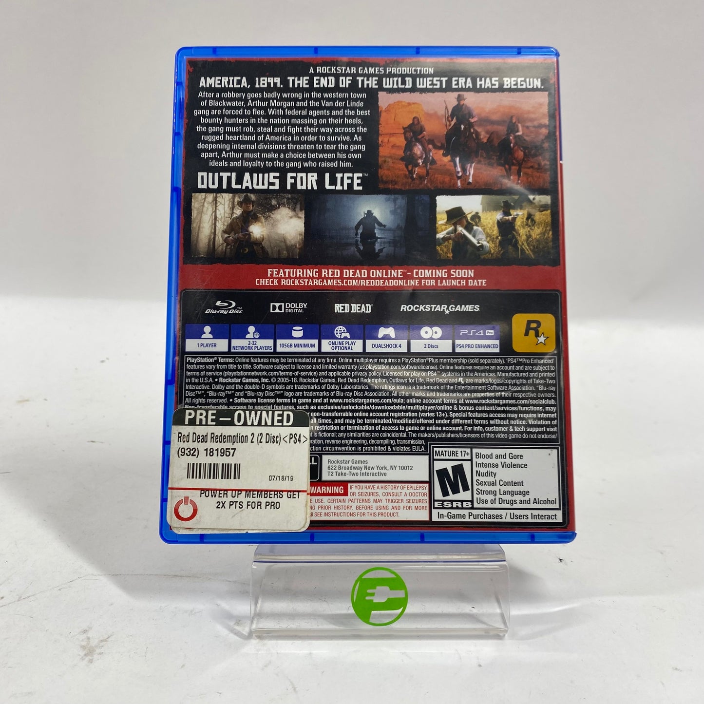 Red Dead Redemption 2 (Sony PlayStation 4 PS4, 2018)