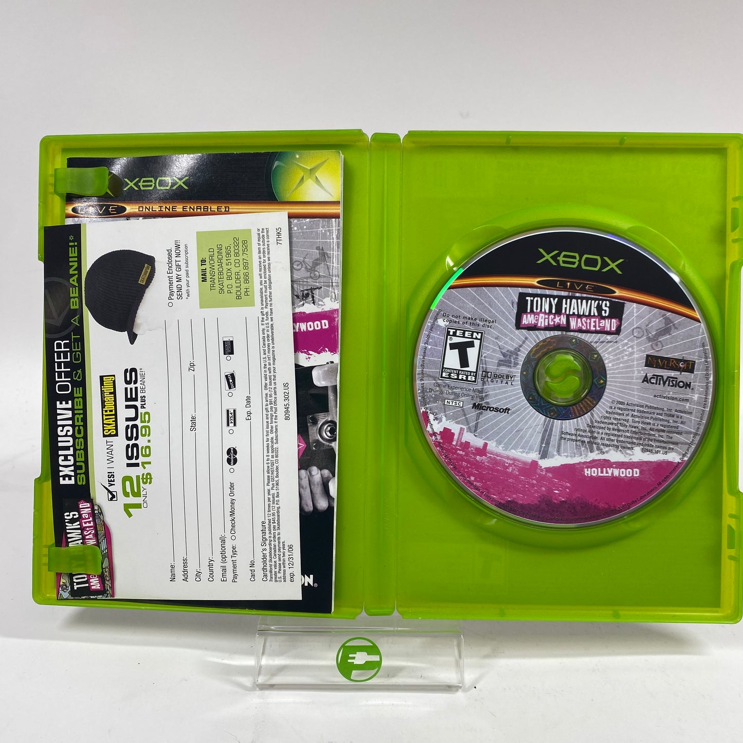 Tony Hawk American Wasteland [Platinum Hits] (Microsoft Xbox, 2005)