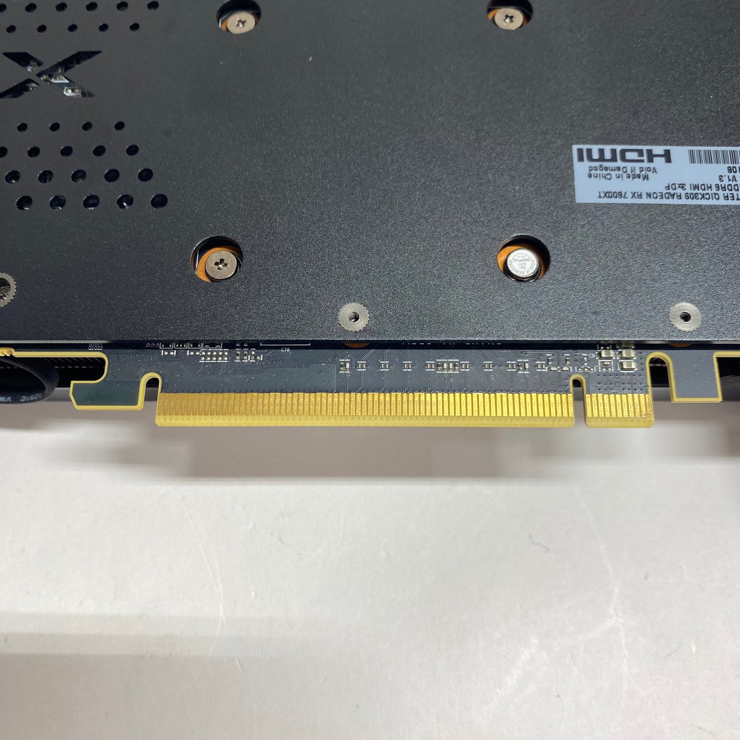 XFX RADEON RX 7600XT 16GB GDDR6 Graphics Card RX-76TQIC V1.3