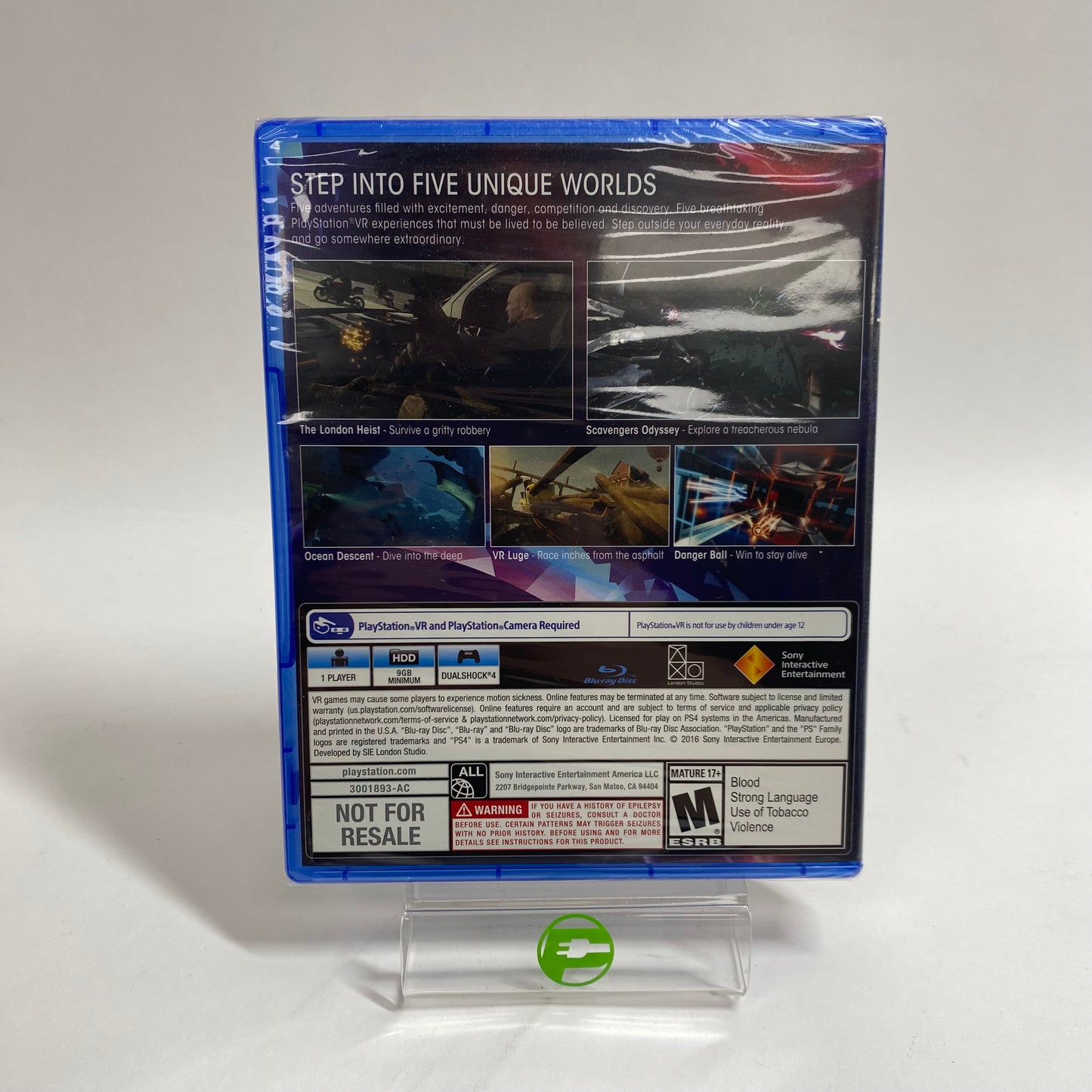 New PlayStation VR Worlds (Sony PlayStation 4 PS4, 2016)