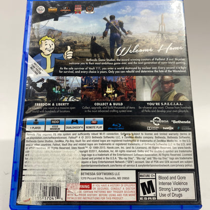Fallout 4 (Sony PlayStation 4 PS4, 2015)