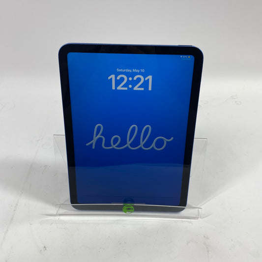 Unlocked Apple iPad 10th Gen 64GB 18.1.1 BLUE MQ6K3LL/A
