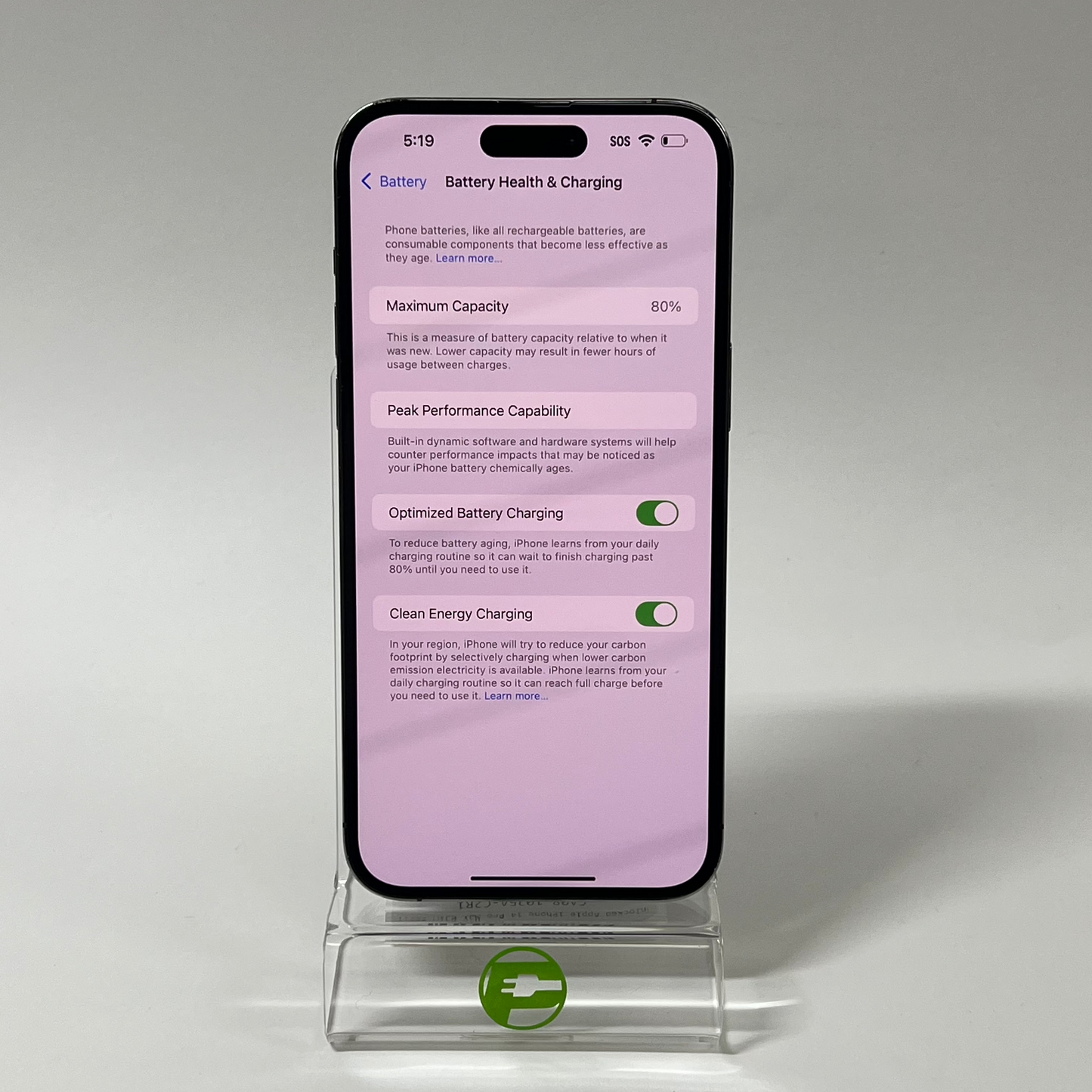 Unlocked Apple iPhone 14 Pro Max eSIM 128GB 18.1.1 DEEP PURPLE A2651