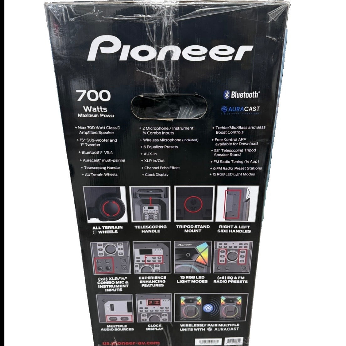 New Pioneer All In One Party Speaker Party Speaker Black PSX6I5