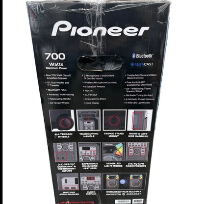 New Pioneer All In One Party Speaker Party Speaker Black PSX6I5
