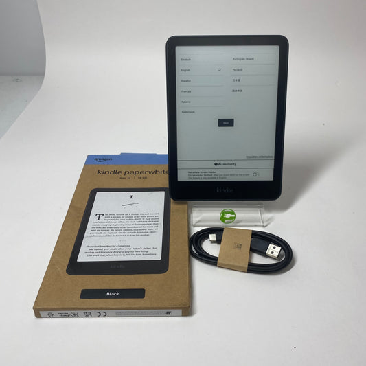 WiFi Only Amazon Kindle Paperwhite 12th Gen 16GB Black SA568B